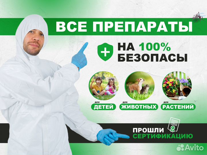 Обработка участка от Тли Клещей Комаров