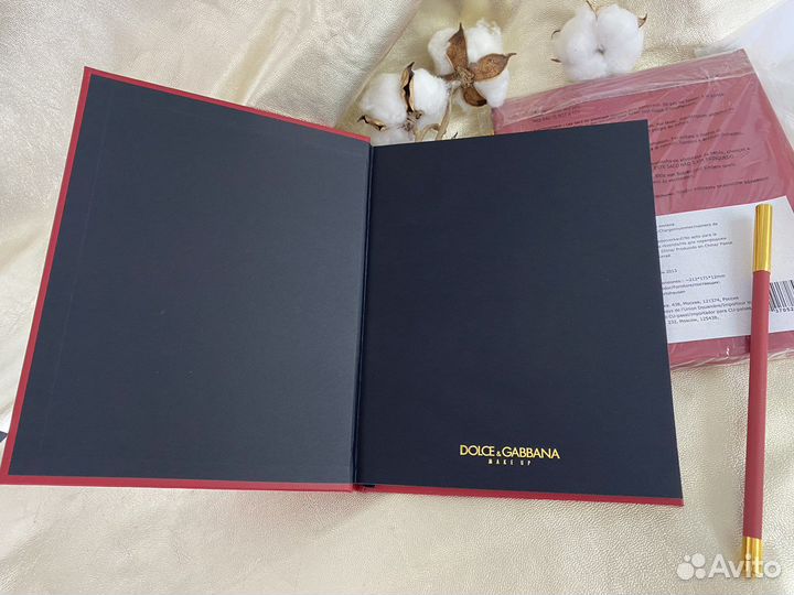 Блокнот dolce&gabbana ежедневник+ карандаш