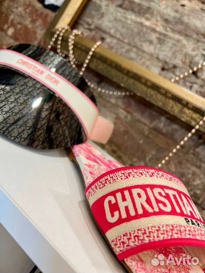 Шлепанцы christian dior