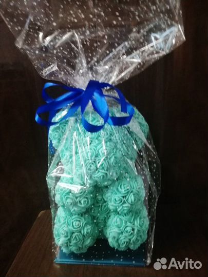 Мишка из роз