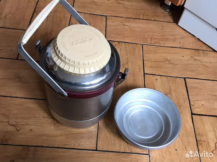 Термос металлический 4 литра для первых ивторых бл