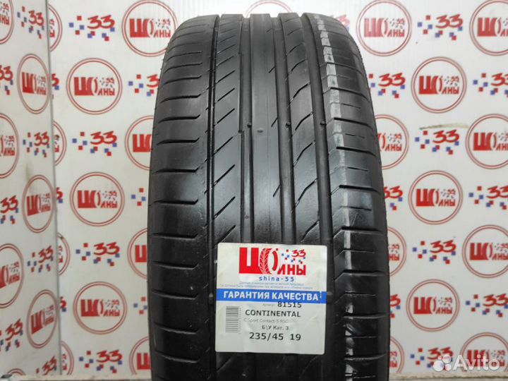 Continental ContiSportContact 5 235/45 R19