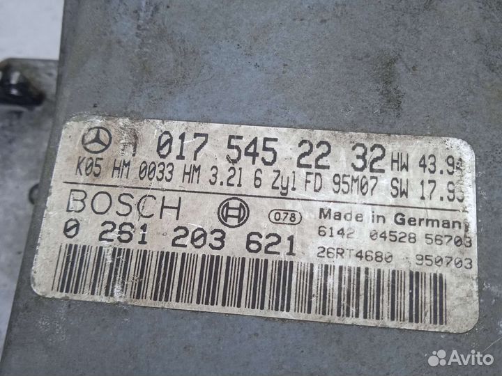 Эбу двс мозги Mercedes W210 E320 m104 A0175452232