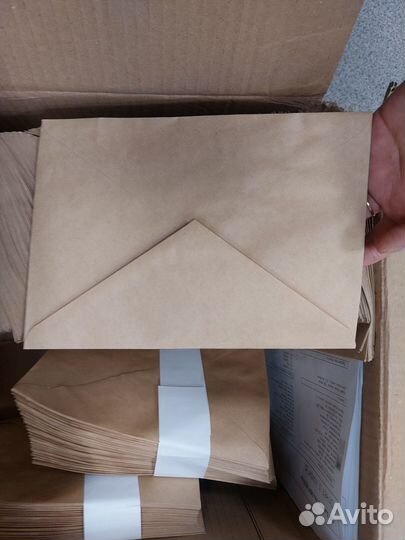 Новые крафтовые конверты