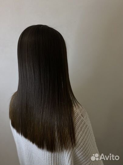 Кератиновое выпрямление волос