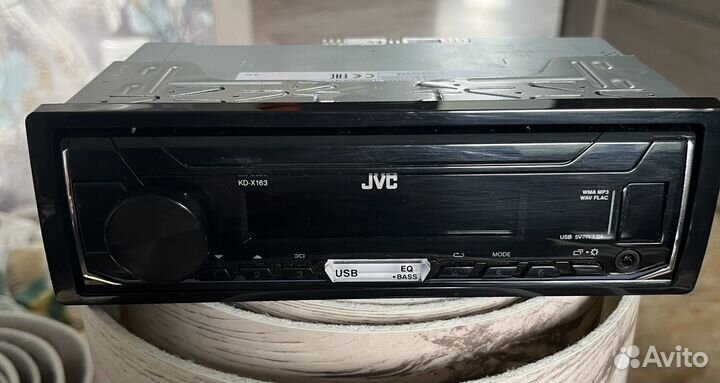 Автомагнитола JVC KD-X163 USB/flac/MP3/1RCA