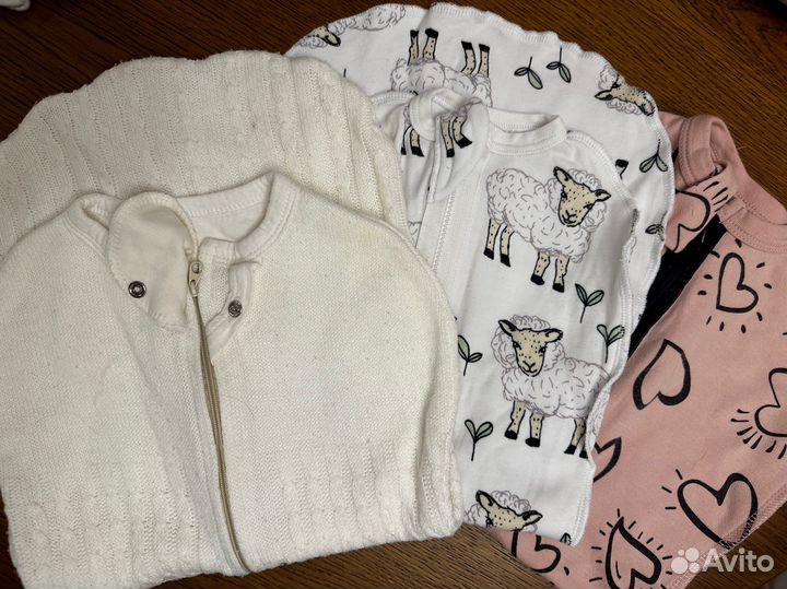 Детские вещи пакетом 50 56 62 68