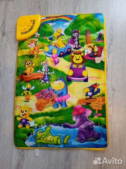 Музыкальный развивающий коврик