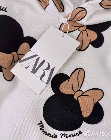 Костюм zara для девочки с Минни