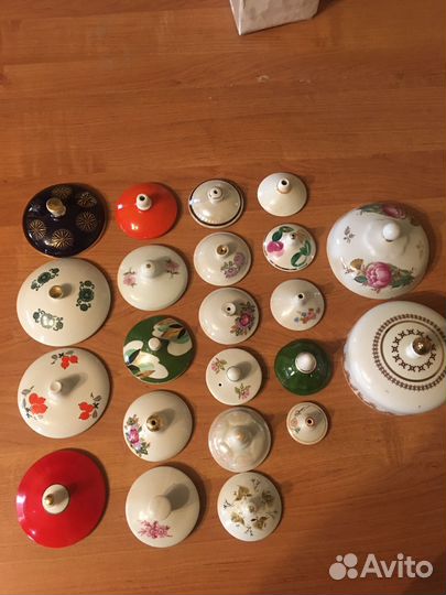 Крышки фарфоровые для чайников