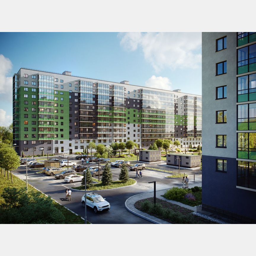 1-к. квартира, 40,5 м², 8/12 эт.