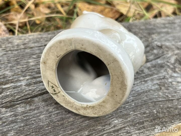 Цыпленок фарфор гжель