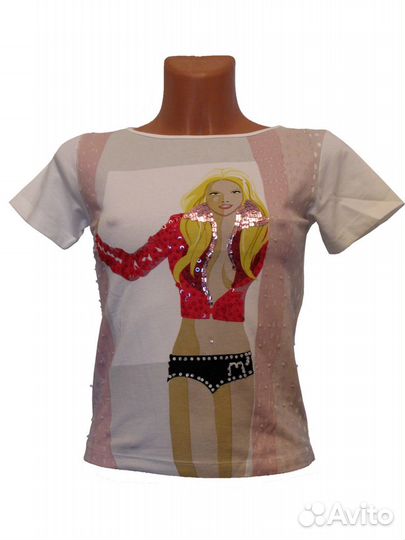 Футболка без рукавов,топ,хлопок, Италия, новая 002