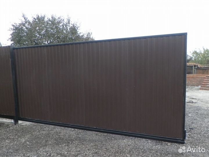 Откатные ворота комплект