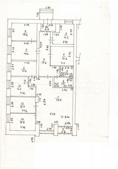 Помещение с арендным бизнесом