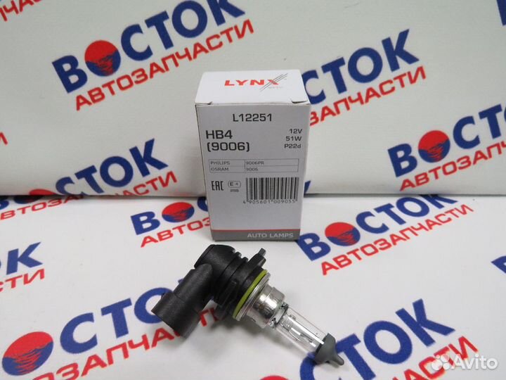 Лампочка lynxauto L12251