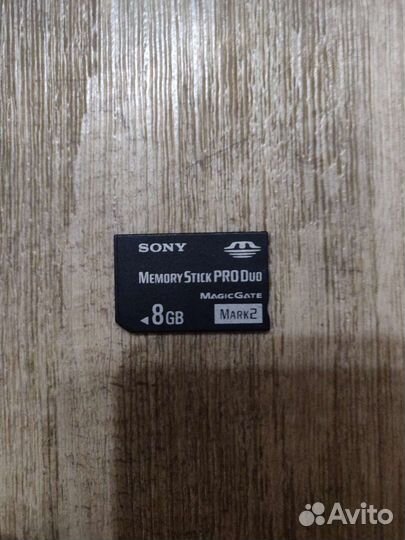 Карта памяти для psp memory stick pro duo 8gb