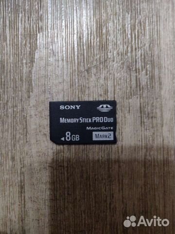 Карта памяти для psp memory stick pro duo 8gb