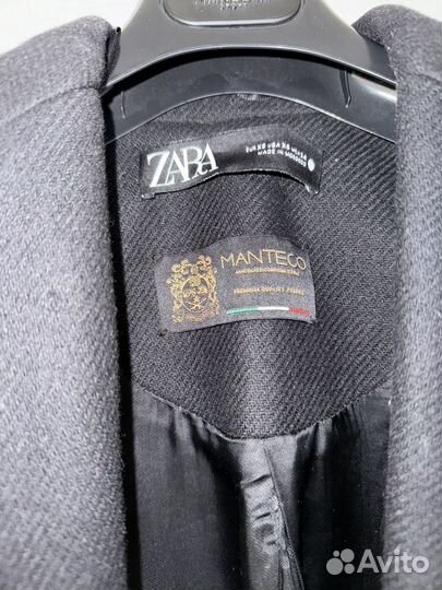 Пальто женское Zara черное