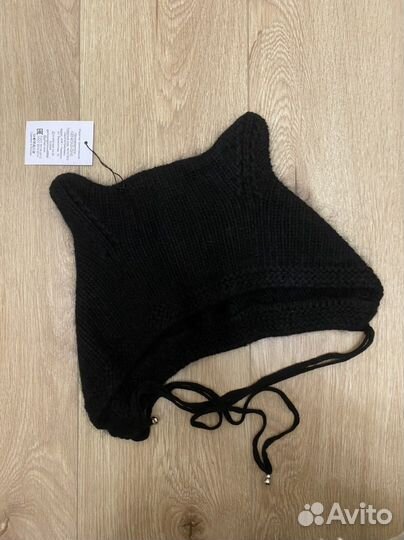 Шапка кошка с ушками