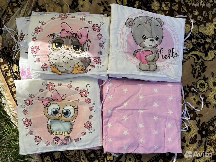 Бортики в детскую кроватку