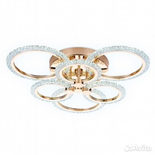 Люстра потолочная светодиодная с пультом