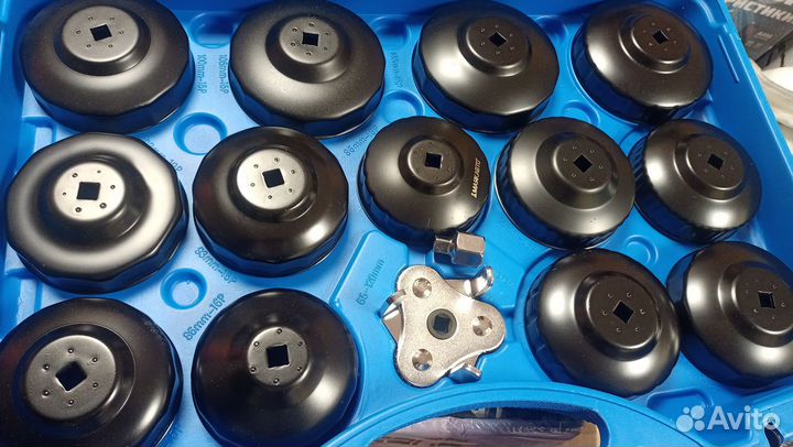 Набор съёмников масляных фильтров 29 пр. Тип Чашка