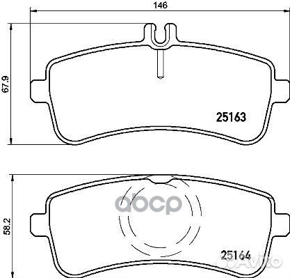 Колодки зад. mercedes-benz S-class, AMG GT 13