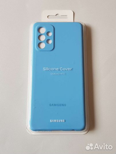 Чехол на Samsung A72 Silicone Cover оригинал