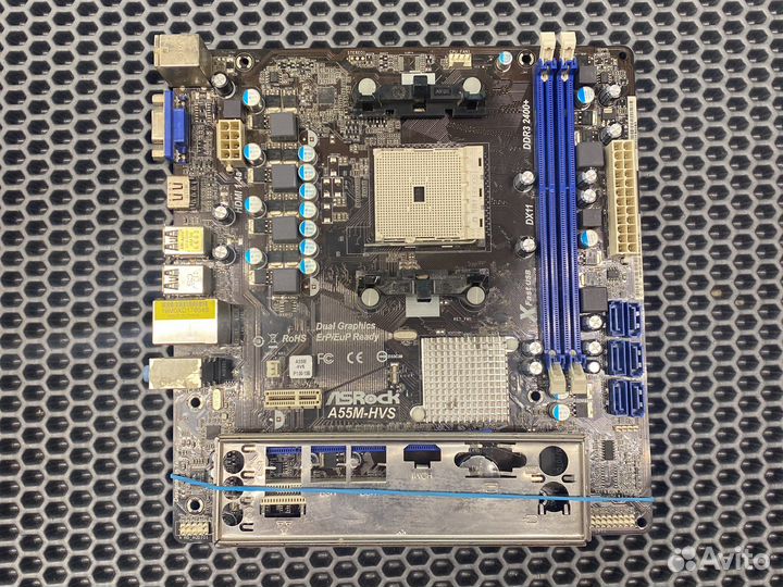 Материнская плата asrock A55M-HVS (FM1)