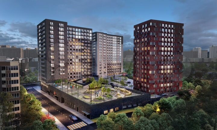 Квартира-студия, 25,5 м², 17/17 эт.