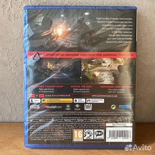 Aliens Fireteam Elite игровой диск для PS5