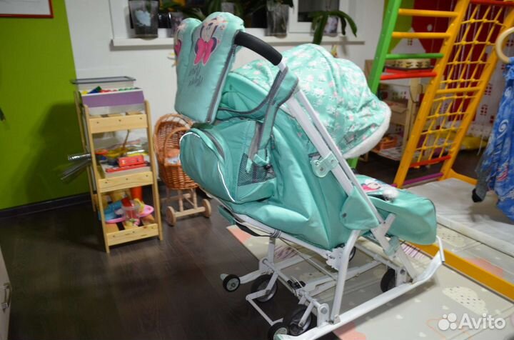 Детские санки коляска бу