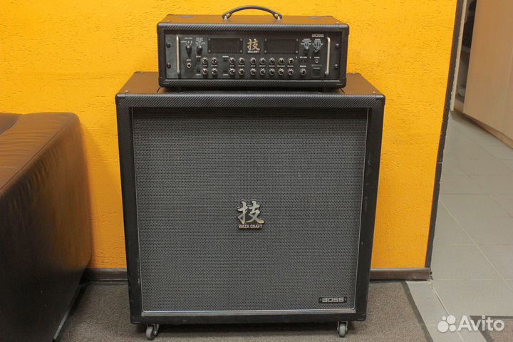 Boss Waza Amp Head + Waza-412 Cabinet