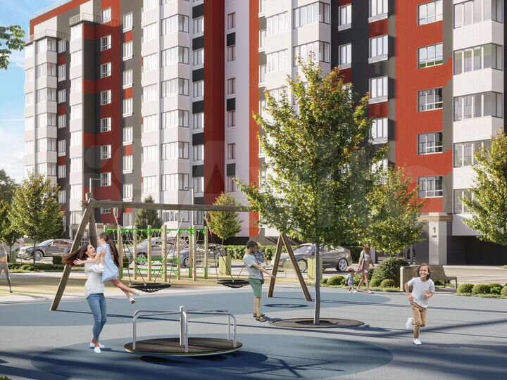 2-к. квартира, 53,4 м², 3/8 эт.