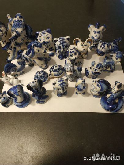 Фигурки гжель