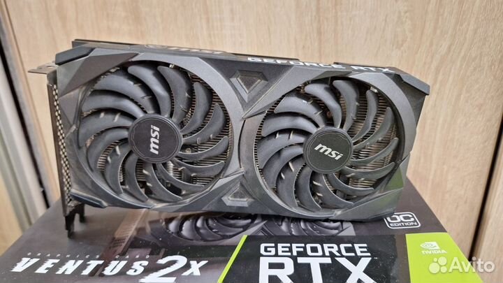 Видеокарта msi 3060ti ventus 2x