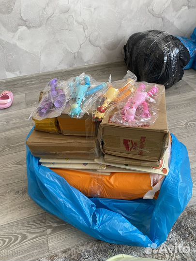 Детские вещи игрушки пакетом