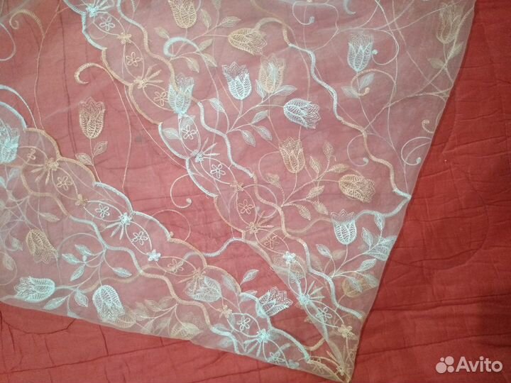 Тюль новая 565*283 см. Обалденная