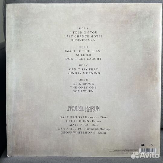 Винил Procol Harum Novum