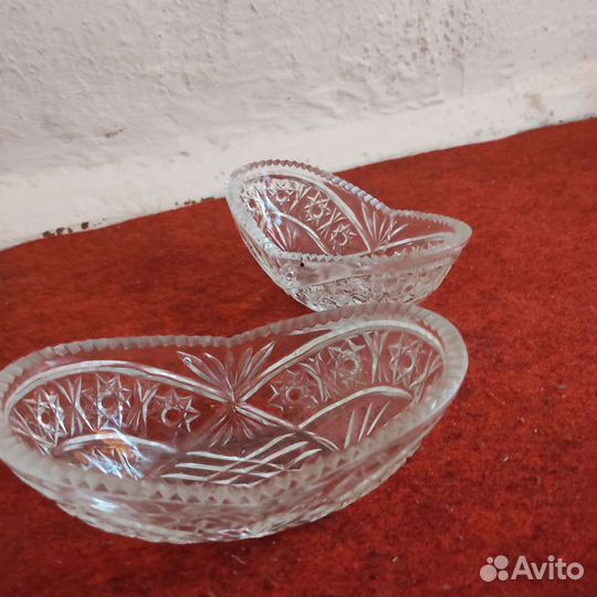 Ваза хрустальная