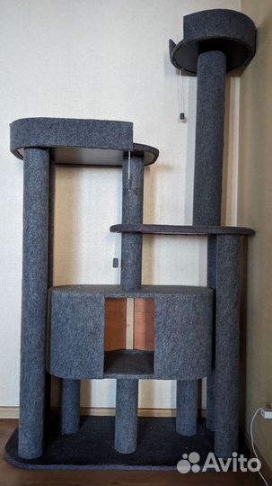 Когтеточка домик для кошки бу