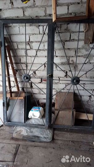 Решетка на окна из двух створок