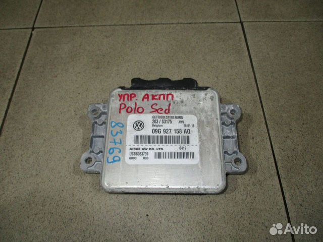 Блок управления АКПП VW Polo Sedan