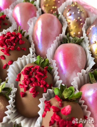 Набор из клубники в шоколаде