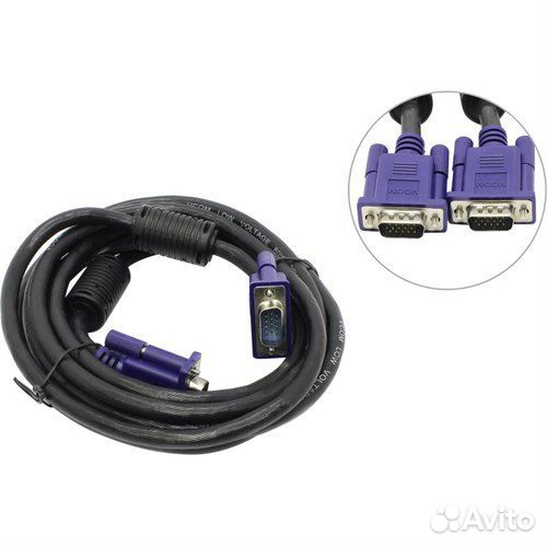 Кабель VGA/svga вилка - VGA/svga вилка, вга
