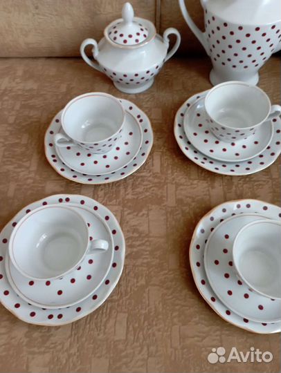 Чайно кофейный сервиз рига