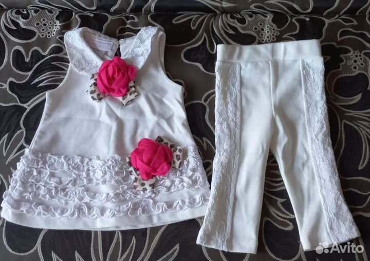 Костюм (платье+штанишки)