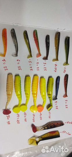 Силиконовые приманки для хищника