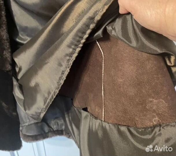 Шуба мутоновая новая 56